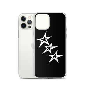 Black Y2K Phone Case with Stars