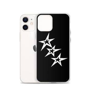 Black Y2K Phone Case with Stars