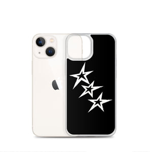 Black Y2K Phone Case with Stars