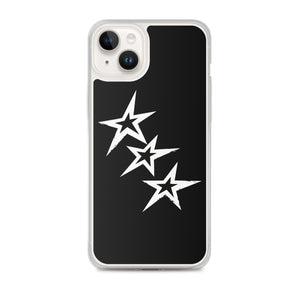 Black Y2K Phone Case with Stars
