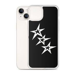 Black Y2K Phone Case with Stars