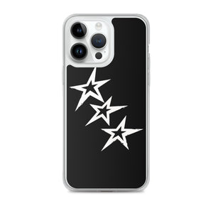 Black Y2K Phone Case with Stars