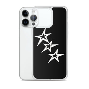 Black Y2K Phone Case with Stars
