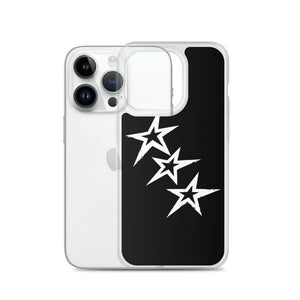 Black Y2K Phone Case with Stars