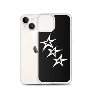 Black Y2K Phone Case with Stars