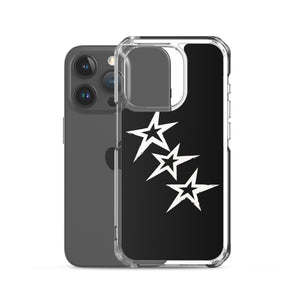 Black Y2K Phone Case with Stars
