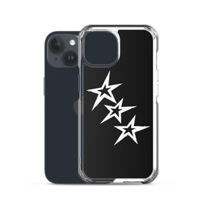 Black Y2K Phone Case with Stars