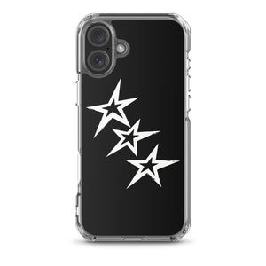 Black Y2K Phone Case with Stars