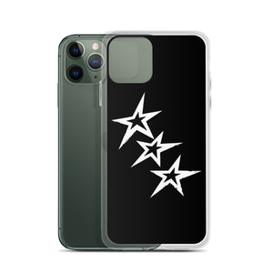 Black Y2K Phone Case with Stars