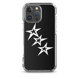 Black Y2K Phone Case with Stars