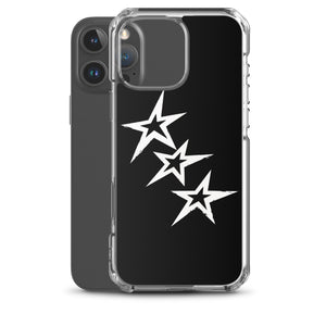 Black Y2K Phone Case with Stars