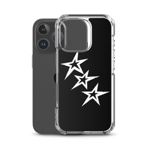 Black Y2K Phone Case with Stars