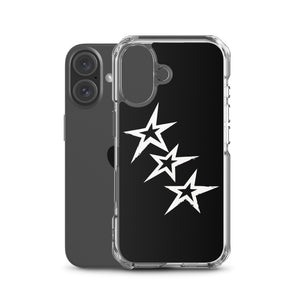 Black Y2K Phone Case with Stars