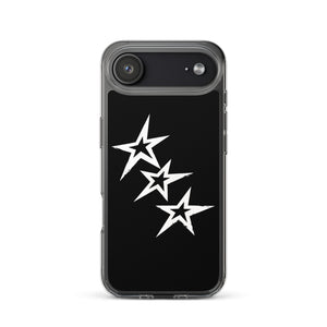 Black Y2K Phone Case with Stars