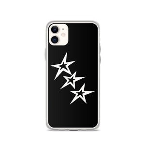 Black Y2K Phone Case with Stars