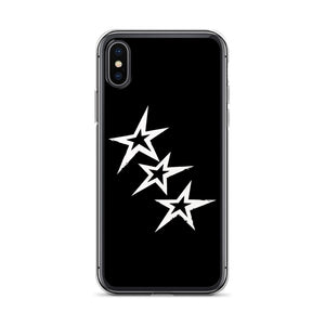Black Y2K Phone Case with Stars