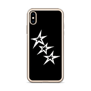 Black Y2K Phone Case with Stars