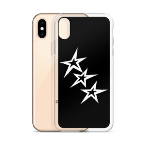Black Y2K Phone Case with Stars