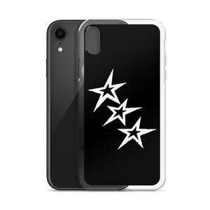 Black Y2K Phone Case with Stars