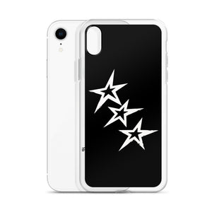 Black Y2K Phone Case with Stars