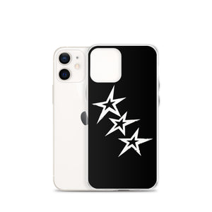 Black Y2K Phone Case with Stars
