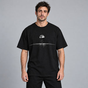 Black Y2K Shirt – worn by a man
