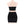 Back view on a mannequin of the black Y2K skirt set, spaghetti straps, cropped back and plain black skirt