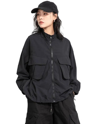 Black Zip Up Jacket Women