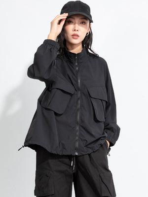 Black Zip Up Jacket Women