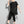 Black Zipper T-shirt Women Short Sleeve