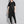 Black Zippper Casual T-shirt Women's