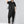 Black Zippper Casual T-shirt Women's