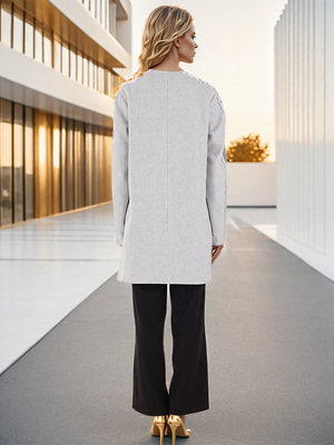 Blazer Asymmetric Women Jacket Spring