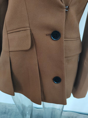 Blazer Brown Jacket Women Spring