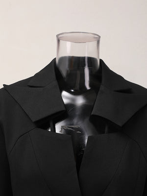 Blazer Cut Out Jacket Women Spring