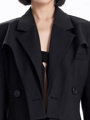 Blazer Deconstruction Women Spring Jacket