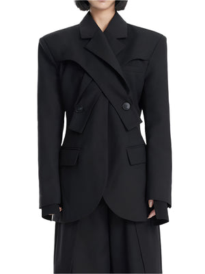 Blazer Deconstruction Women Spring Jacket