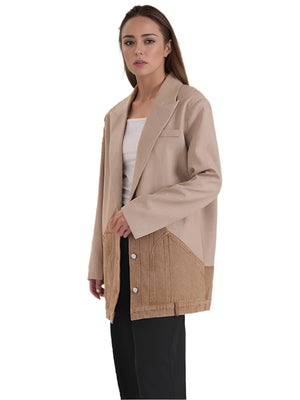 Blazer Jacket Women Spring Denim