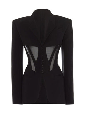 Blazer Notched Collar Women Spring