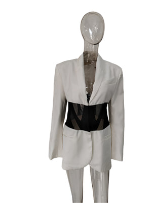 Blazer Notched Collar Women Spring