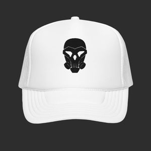 Blazing Skull Trucker Hat