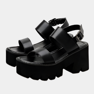 Block Chunky Heels Sandals