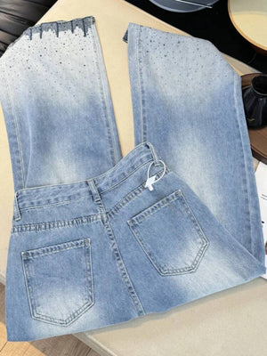 Blue Fashion Jeans Women's Y2K