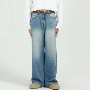 Blue Male Jeans Casual Y2K