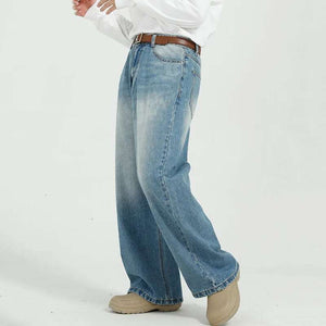 Blue Male Jeans Casual Y2K