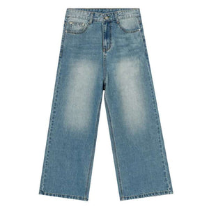 Blue Male Jeans Casual Y2K