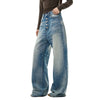 Blue Men's Trendy Y2K Jeans