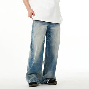 Blue Men's Trendy Y2K Jeans