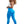Blue Scrunch Butt Leggings - product view on white background