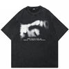 Blurry Letters Vintage Y2K Graphic Tee